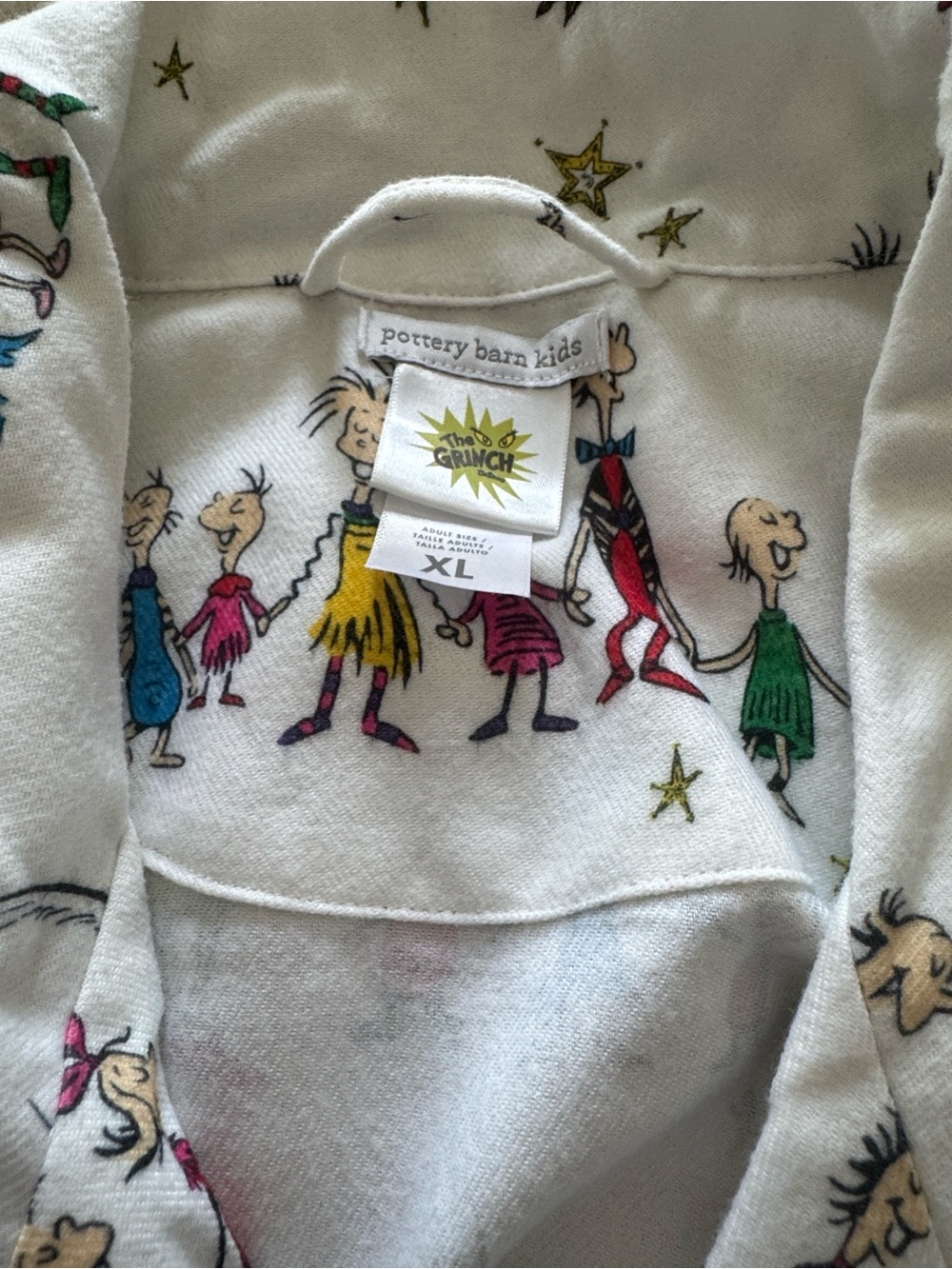 Dr.Seuss The Grinch Matching Family Pajama Set Kids 6 Adult S & XL Pottery Barn - Picture 9 of 17